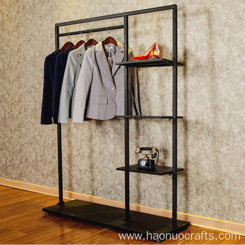 bedroom European mobile economy simple clothes rack